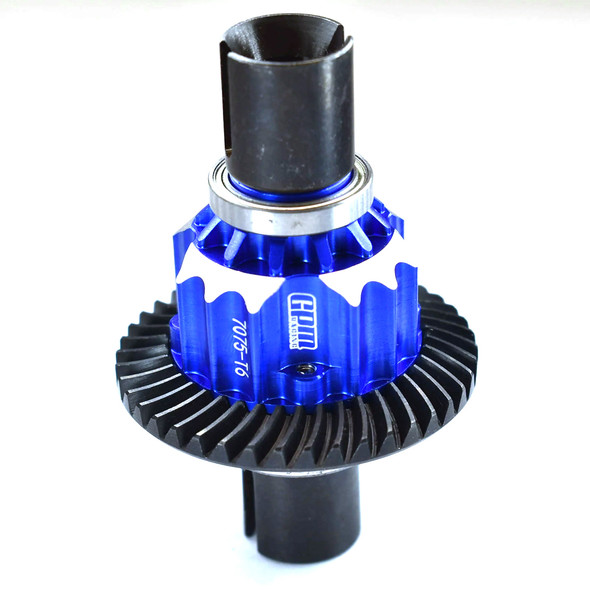 GPM Aluminum 7075-T6 Front Or Rear Differential Case Black for X-Maxx 8S / 6S