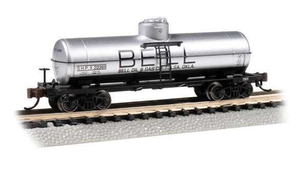 Bachmann 17867 ACF 10,000 Gallon Single-Dome Tank Car - Bell #20389 - Freight Car N Scale