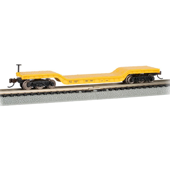 Bachmann 71389 52' Center-Depressed Flat Car - Frisco #3900 w/ No Load - N Scale