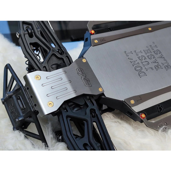 GPM Stainless Steel Chassis Protection Plate Set : Arrma 1/7 Fireteam Tactical