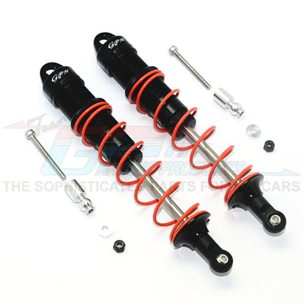 GPM Racing Aluminum Rear Adjustable Dampers 135mm Black : Kraton 6S BLX