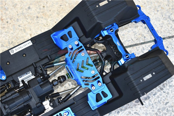GPM  Aluminium Rear Battery Holder - Red : Axial SCX10 III Jeep JL Wrangler