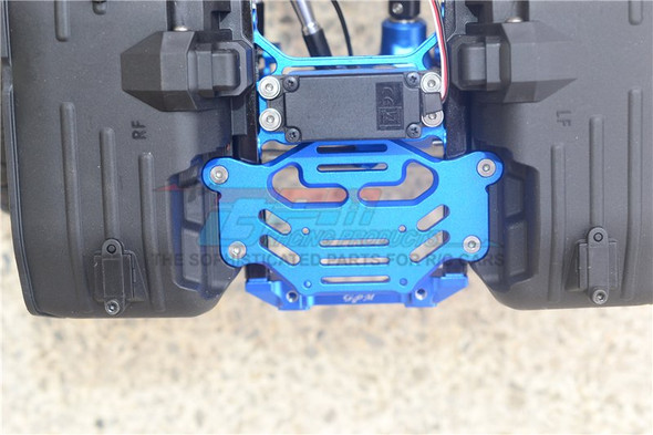 GPM Aluminum Front Fender Stabilizing Plate (5Pcs) Set Red : TRX-4 / TRX-6