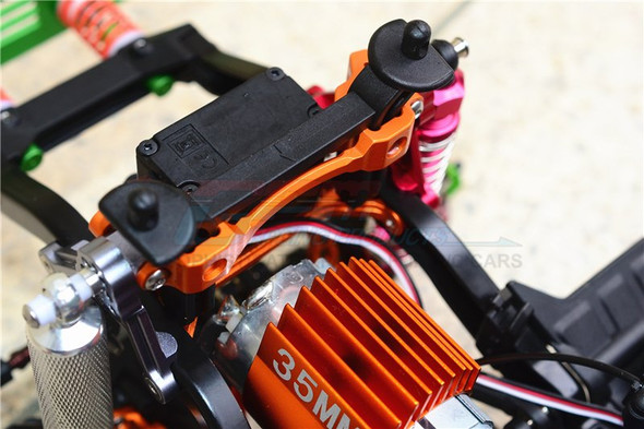 GPM Racing Aluminum Front/Rear Body Post Mount (5Pcs) Set Red : TRX-4 / TRX-6