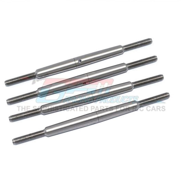 GPM Stainless Steel Adjustable Front Steering & Rear Upper Arm Tie Rod : KRATON 8S