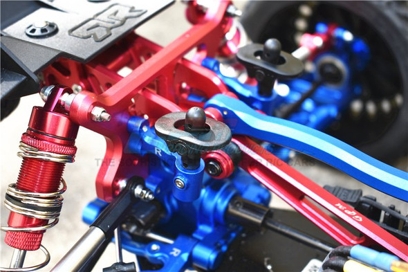 GPM Aluminum Rear Body Post Mount Silver : Arrma TALION / LIMITLESS / KRATON