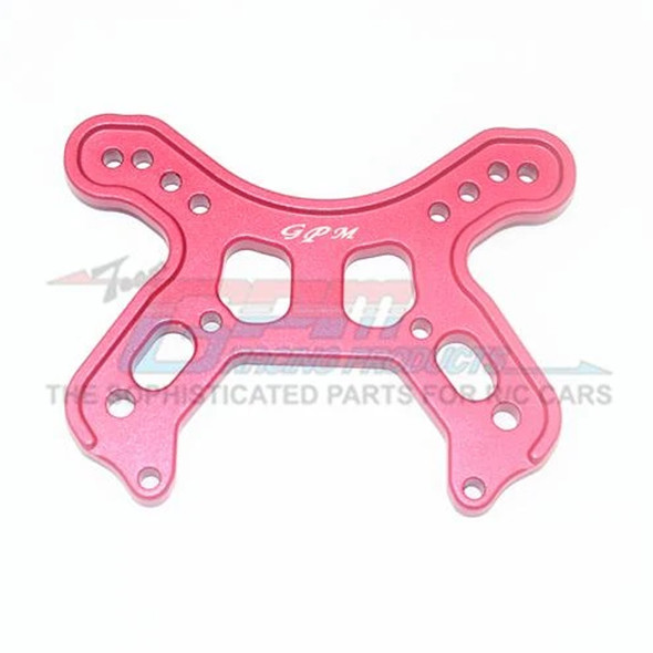 GPM Racing Aluminum Front Shock Tower Red : Arrma 1/8 TYPHON 6S BLX