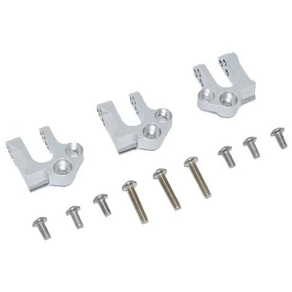 GPM Aluminum Center Gear Box Case Mount Silver : Axial 1/10 SCX10 III Wrangler