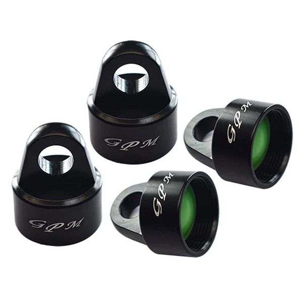 GPM Alum 6061-T6 Damper Top Cap GPM &Original Shock Absorbers Black : Sledge