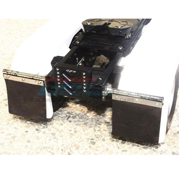 GPM Alum Rear Chassis Stabilizing Mount Silver for 1/14 Tamiya Truck Scania R620