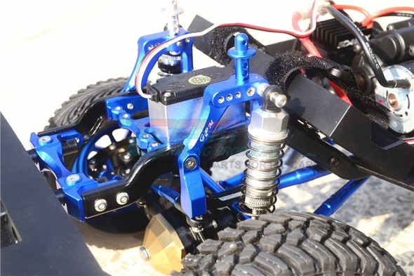 GPM Aluminum Front Shock Mount - Grey : Element Enduro Sendero Trail Truck