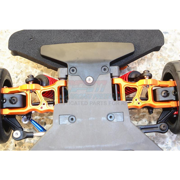 GPM Racing Aluminum Front Suspension Arms Grey for Traxxas Ford GT 4-Tec 2.0