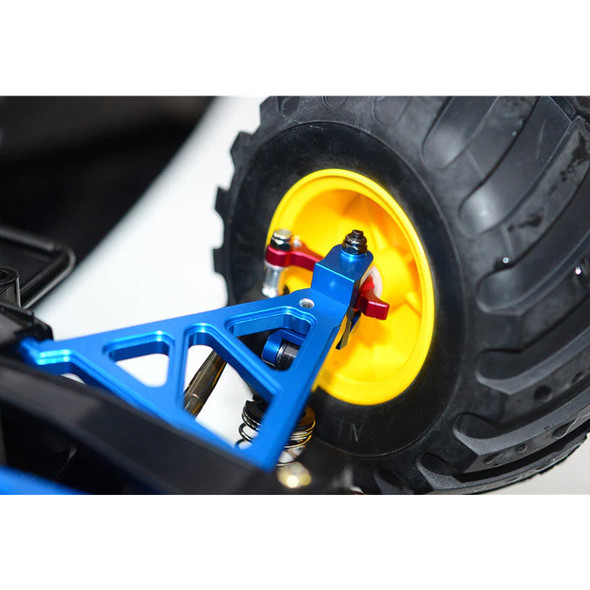 GPM Racing Aluminum Front Knuckle Arm Green for Tamiya Lunch Box
