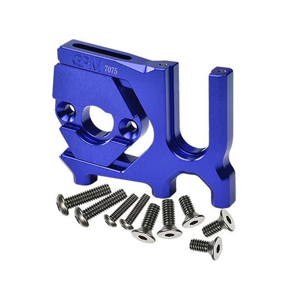 GPM Aluminum 7075-T6 Sliding Motor Mount Blue for Arrma 6S Kraton/Outcast Talion