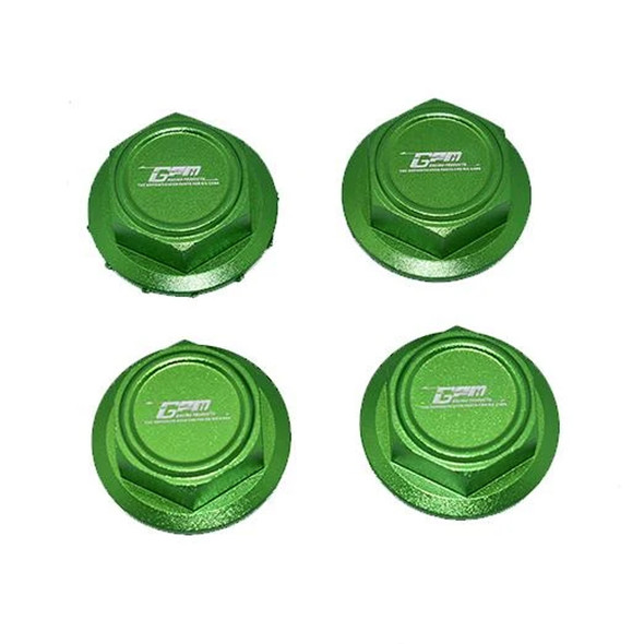 GPM Racing Aluminum Wheel Lock Green : 1/5 Kraton & Outcast 8S BLX