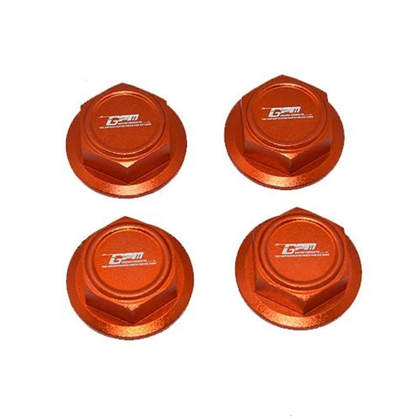 GPM Racing Aluminum Wheel Lock Orange : 1/5 Kraton & Outcast 8S BLX