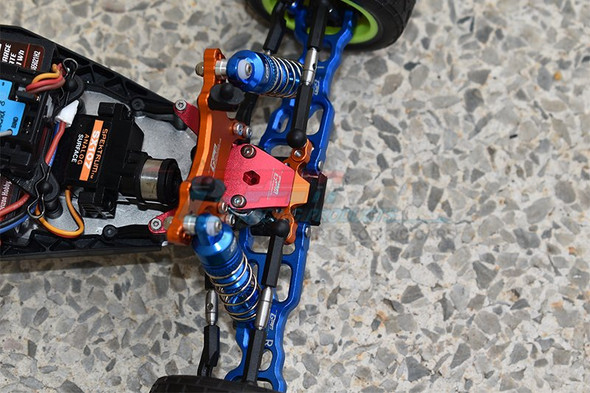 GPM Racing Aluminum Front Bulkhead Red : Losi 1/18 Mini-T 2.0