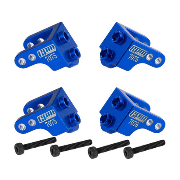 GPM Racing Aluminum 7075 Upper Shock Mount Blue for Losi 1/18 Mini LMT
