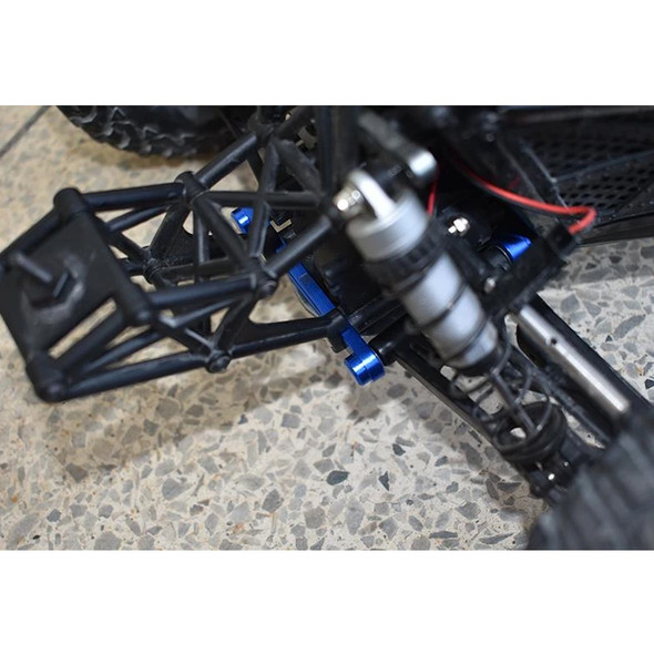 GPM Racing Aluminum Rear Lower Suspension Mount Green : Losi 1/10 Lasernut U4