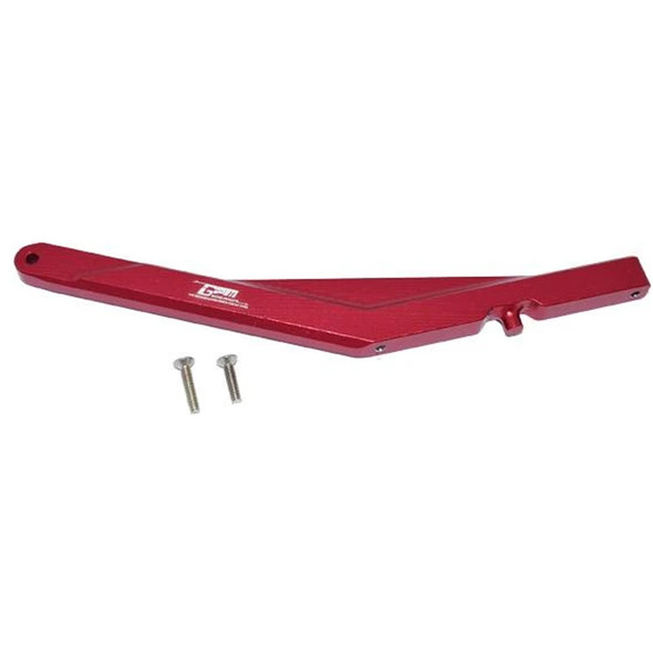 GPM Racing Aluminum Rear Chassis Brace Red : Losi 1/10 Lasernut U4