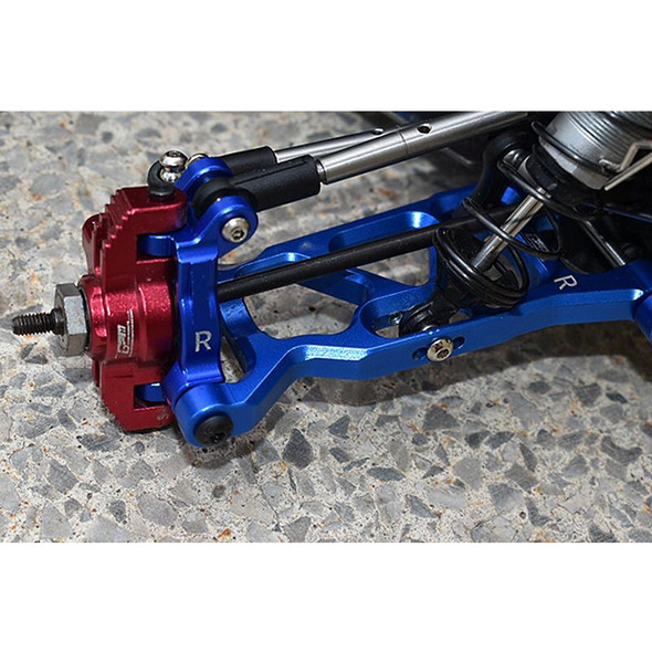 GPM Racing Aluminum Front C-Hubs Red : Losi Lasernut U4