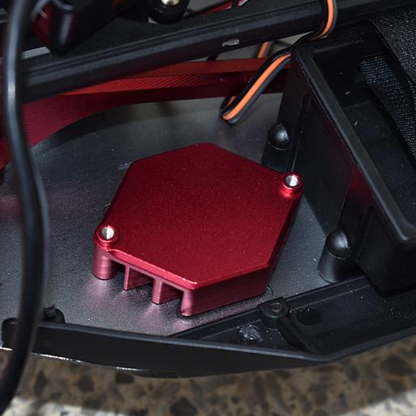 GPM Aluminum Electric Control Mount w/ Heat Sink Orange : Losi Lasernut U4