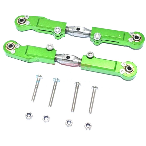GPM Alum+Stainless Steel Rear Upper Arm Tie Rod Green : Limitless / Infraction
