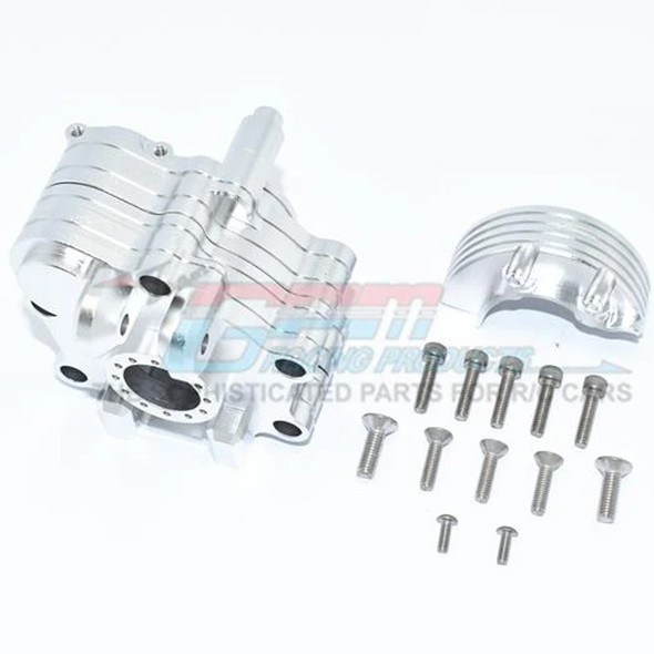 GPM Racing Aluminum Center Gearbox Silver : 1/5 KRATON 8S BLX / OUTCAST 8S BLX
