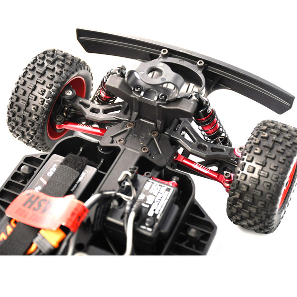 GPM Alum 7075 Alloy Front Steering Link Rods Black for Arrma 1/14 MOJAVE GROM