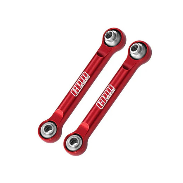 GPM Aluminum 7075 Alloy Front Steering Link Rods Red for Arrma 1/14 MOJAVE GROM