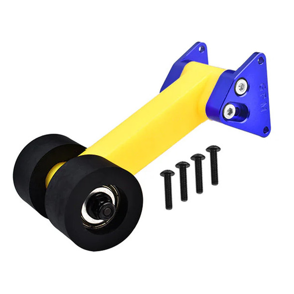 GPM Special Material Rear Wing Mount w/Wheelie Set Blue for Arrma 1/10 GORGON 4X2