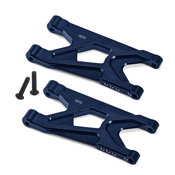 GPM Aluminum 7075 Rear Suspension Arms Black for Arrma 1/10 GORGON 4X2 Mega
