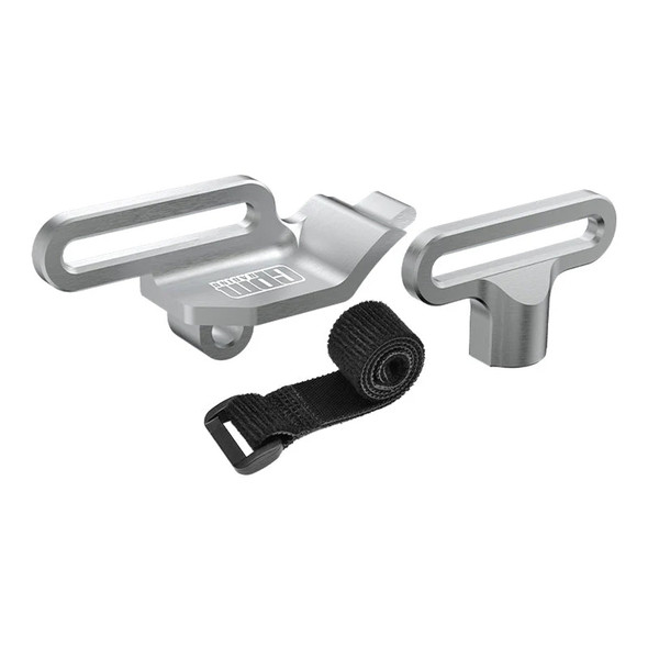 GPM Alum 7075 Alloy Retainer Battery Hold-Down Silver for Traxxas 1/16 Mini Maxx