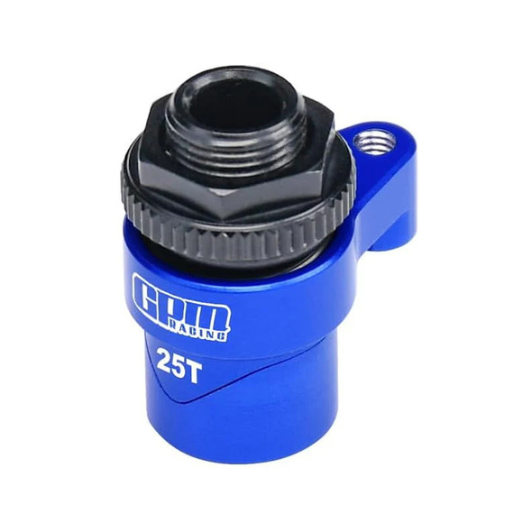 GPM Alum 7075 Alloy 25T Servo Saver Set Horn Blue w/Built-In Spring for Traxxas 1/16 Mini Maxx