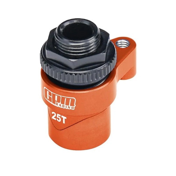 GPM Alum 7075 Alloy 25T Servo Saver Set Horn Orange w/Built-In Spring for Traxxas 1/16 Mini Maxx