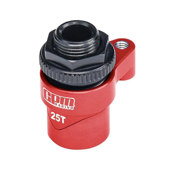 GPM Alum 7075 Alloy 25T Servo Saver Set Horn Red w/Built-In Spring for Traxxas 1/16 Mini Maxx