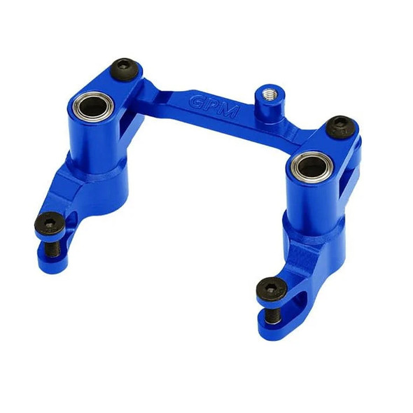 GPM Aluminum 7075 Alloy Front Bellcrank Steering Blue for Traxxas 1/16 Mini Maxx