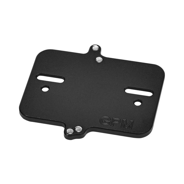 GPM Aluminum 7075 Alloy Electronic Mount Plate Black for Traxxas 1/16 Mini Maxx