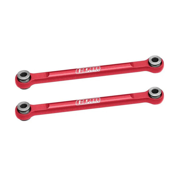 GPM Aluminum 7075 Alloy Front Steering Toe Links Red for Traxxas 1/16 Mini Maxx