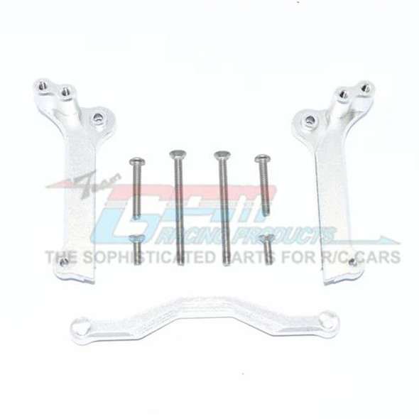 GPM Racing Aluminum Front Shock Mount (9Pcs) Set Silver : Maxx