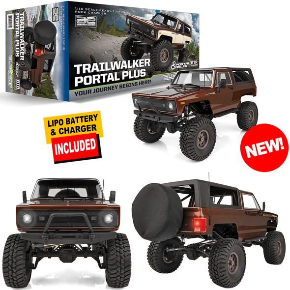 Associated 40131C 1/10 Enduro Trailwalker Portal Plus 4WD RTR Rock Crawler Combo