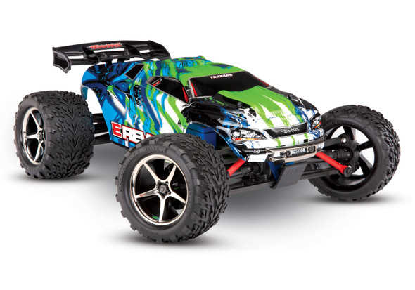 Traxxas E-Revo 1/16 4WD Brushed Truck Green RTR w/ TQ Radio / iD Battery
