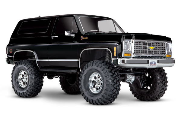 Traxxas 82076-4 TRX-4 K5 Blazer 1/10 4X4 Trail Truck RTR Painted Body Black w/ TQi