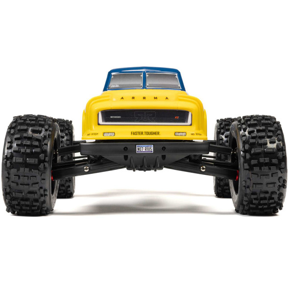 ARRMA ARA8611V6T2 1/8 NOTORIOUS 6S 4X4 RTR Brushless Stunt Truck, Blue
