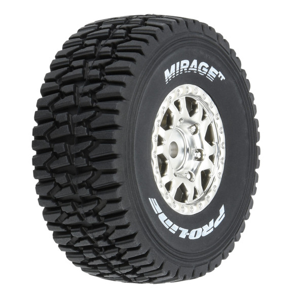 ARRMA PRO1025310 1/16 Mirage TT F/R Tires MTD 12mm Silver Impulse (4): Mojave Grom