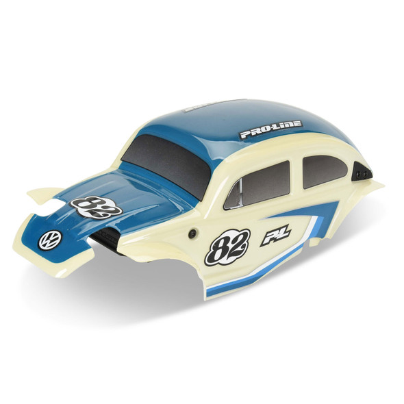 Pro-Line PRO368000T1 Class 1 VW Bug Blue Race Body Conversion Kit & Flat Iron M/T Tires (4)