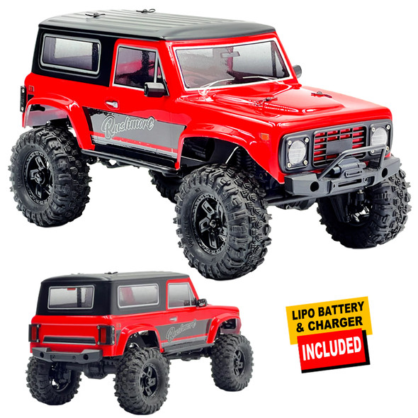 HobbyPlus 1/18 CR 18P V3 Brushless Rushmore 4X4 RTR Rock Crawler - Red