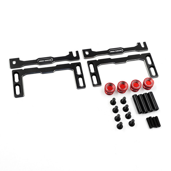 Yeah Racing KYFZ-024BK/RD Aluminum Shorty Battery Holder for Kyosho Fazer D2 FZD2