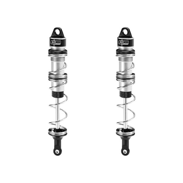 GPM Alum 6061-T6 Alloy Rear Double Section Spring Shock 135mm Silver for Losi 8IGHT-X