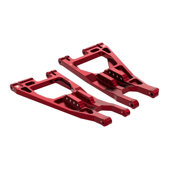 GPM Alum 7075-T6 Alloy Front Lower Suspension Arms Red for Traxxas Sand Car